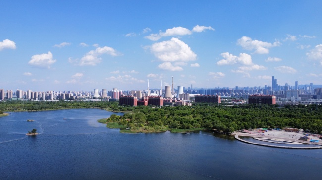 华山春景自然风景摄影图片
