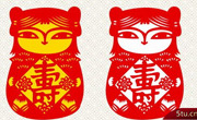 传统精美寿喜娃娃
