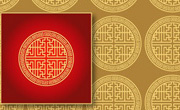 精美古代底纹