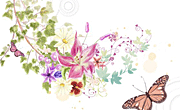 2009时尚PSD花鸟花纹10款