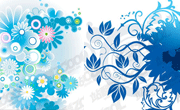 清爽时尚花纹
