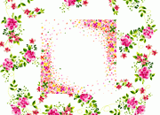 红花绿叶花纹