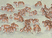 虎年素材 百虎图