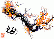 国画梅花