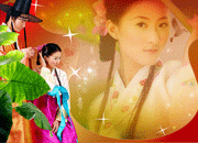 韩服婚纱模板