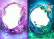 梦幻背景相框